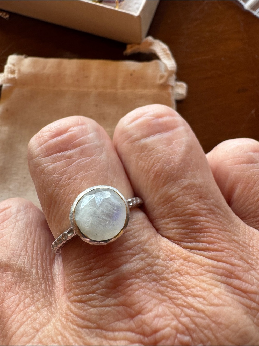 Moonstone ring - Picture 3 of 3